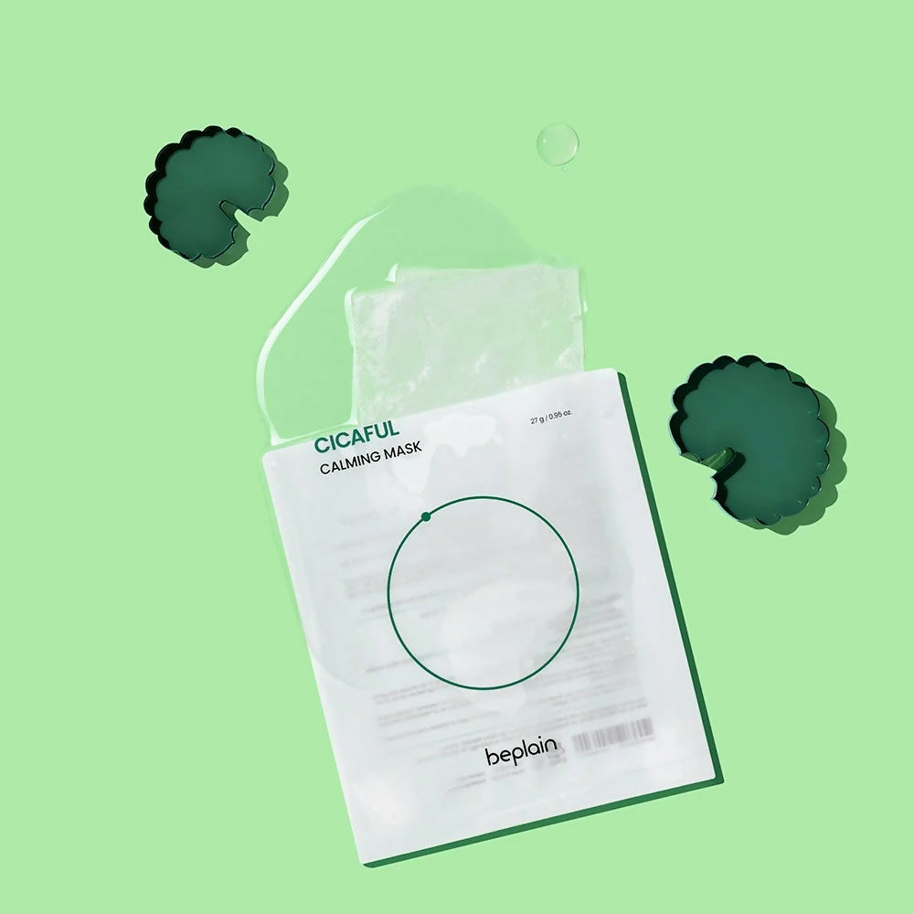 Beplain Cicaful Calming Mask Korean product 10P