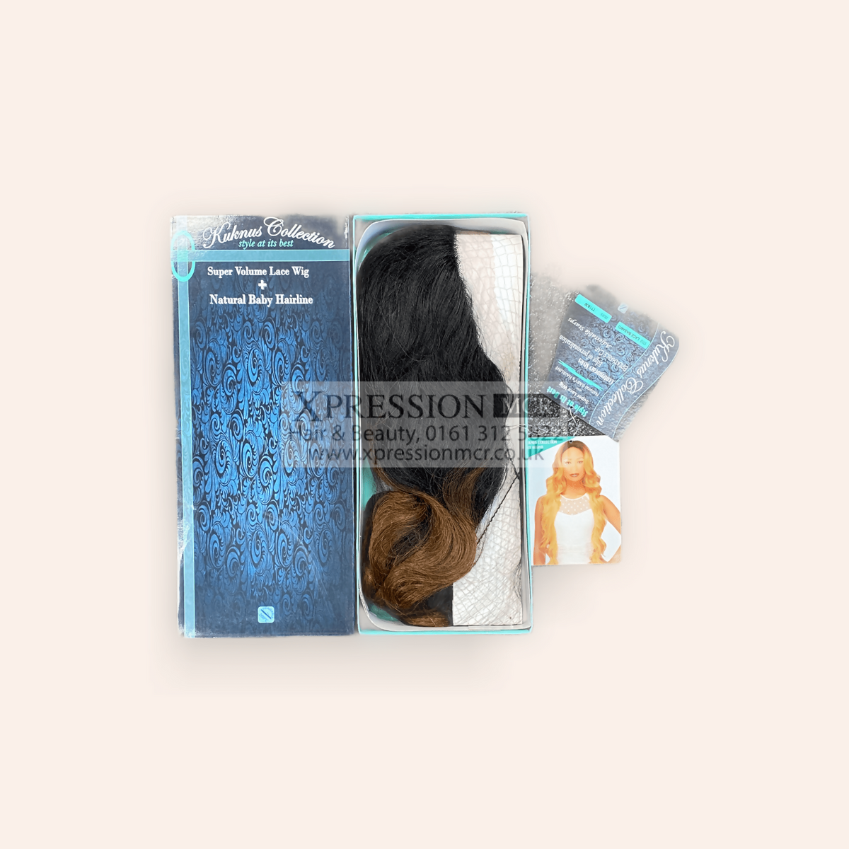 Kuknus Super Volume Basanti Lace Wig With baby Hair Breathable Cap & Heat Resistant