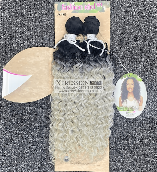 Sleek Ivory Weave Classic Brazilian Fashion Idol Synthetic Weave Hair 18 Inch