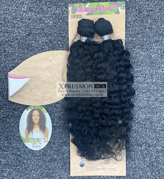 Sleek Ivory Weave Classic Brazilian Fashion Idol Synthetic Weave Hair 18 Inch