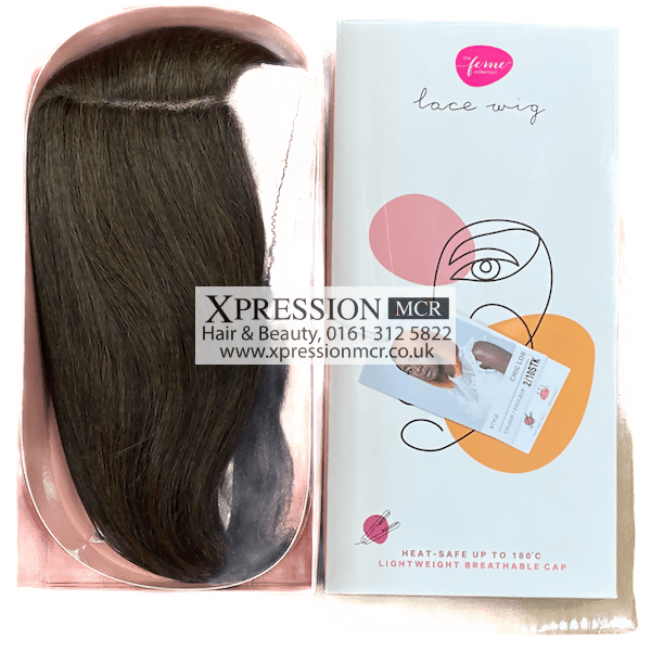 Feme Chic Lob Bob Straight Short Wig Heat-safe up to 180°C • Lightweight