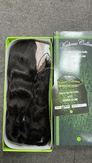Kuknus Collection With Lace Deep Part Anabel Wig Best Quality - Long Wavy Style