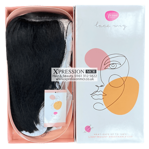 Feme Chic Lob Bob Straight Short Wig Heat-safe up to 180°C • Lightweight
