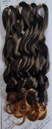 Angels French Pony Curl Long- Braids 4 Bundles 192g 27″Inch