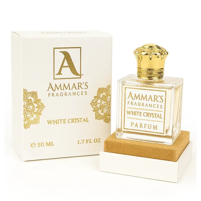 White crystal perfume