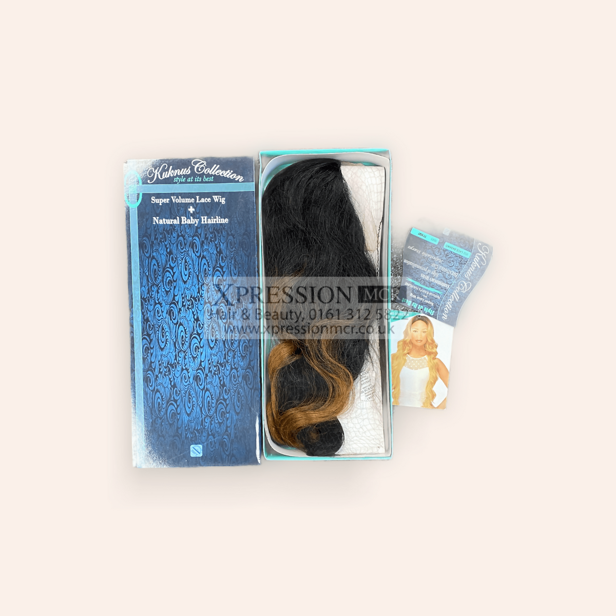 Kuknus Super Volume Basanti Lace Wig With baby Hair Breathable Cap & Heat Resistant