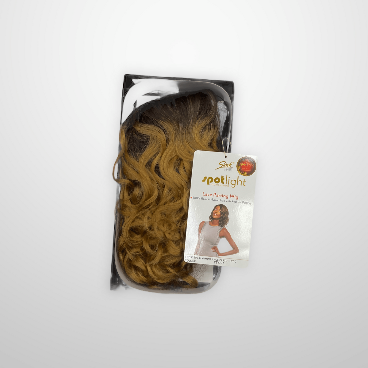 Sleek Spotlight Human Hair YAMINA Side Lace Parting Wig