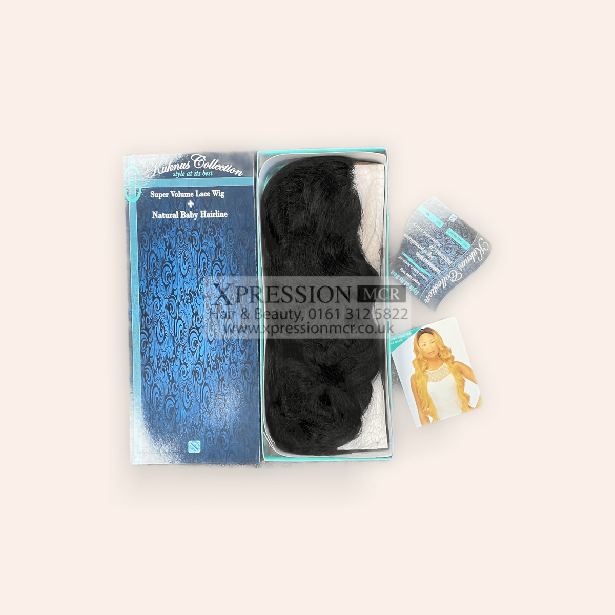 Kuknus Super Volume Basanti Lace Wig With baby Hair Breathable Cap & Heat Resistant