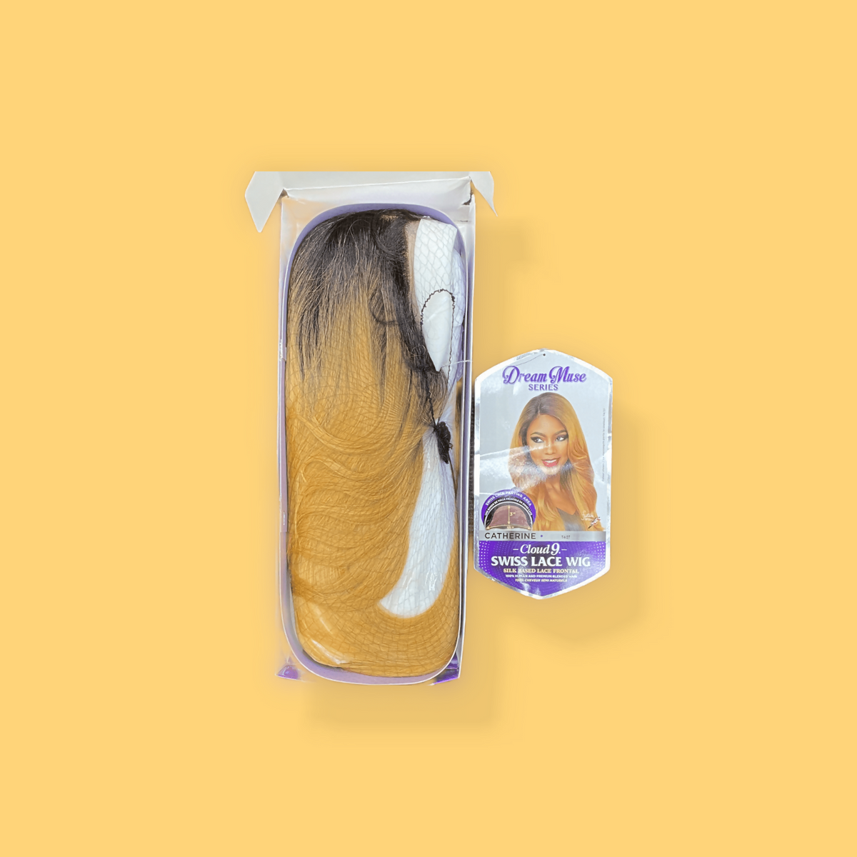 Feme Catherine Swiss Silk Based Lace Frontal 100% Human&Premium Blended Hair