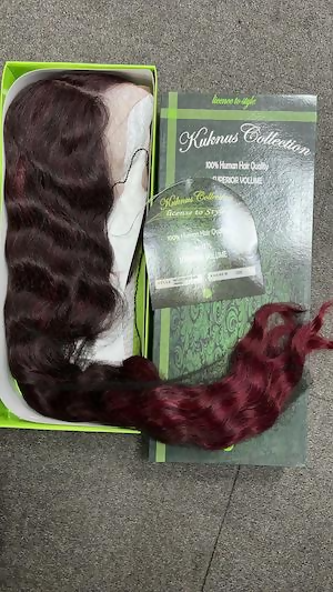 Kuknus Collection With Lace Deep Part Anabel Wig Best Quality - Long Wavy Style