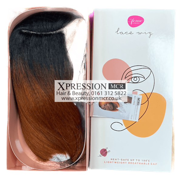 Feme Chic Lob Bob Straight Short Wig Heat-safe up to 180°C • Lightweight
