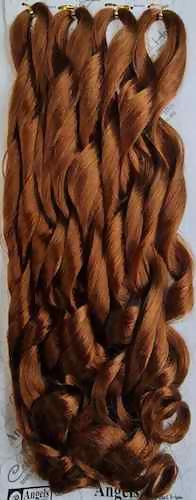 Angels French Pony Curl Long- Braids 4 Bundles 192g 27″Inch