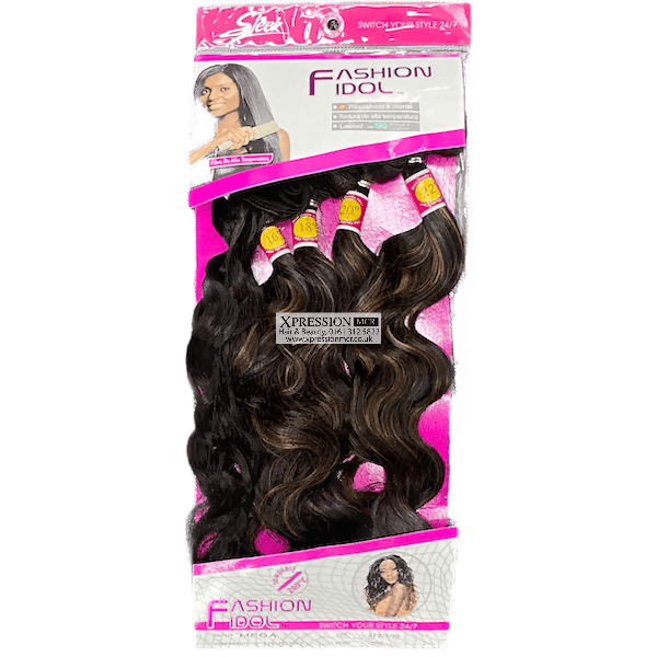 Sleek Mega Synthetic Wavy Weave 16" 18" 20" 22" Bundles 220g