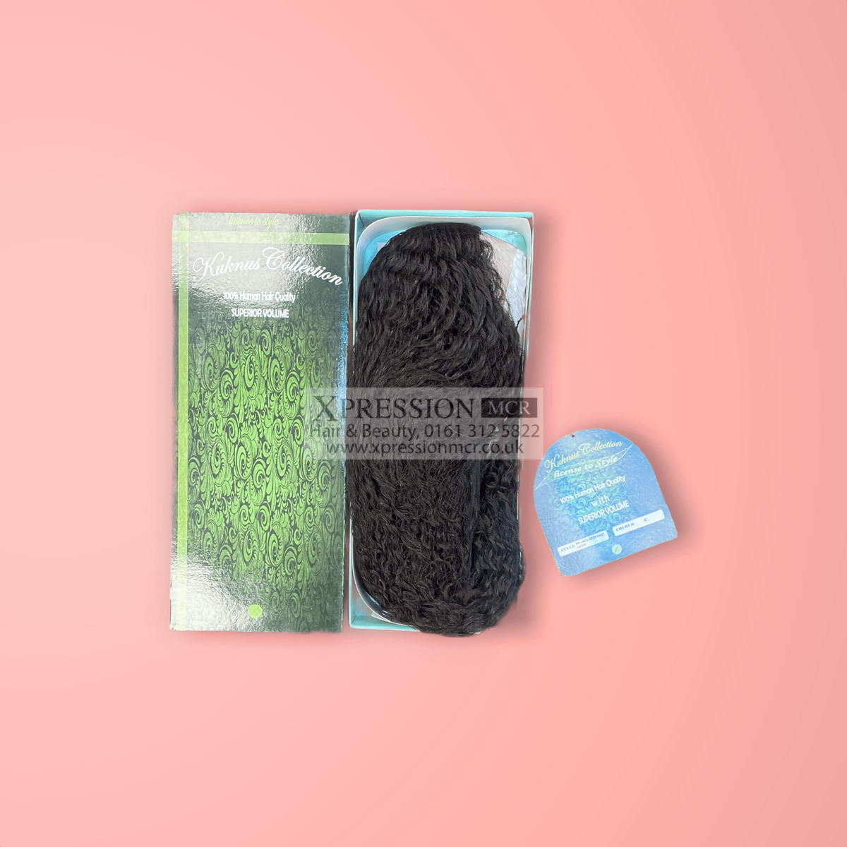 Kuknus 100% Human Hair Quality Superior Volume Lace Deep Part Lachi Curly Wig