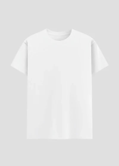 White classic Crew T shirt