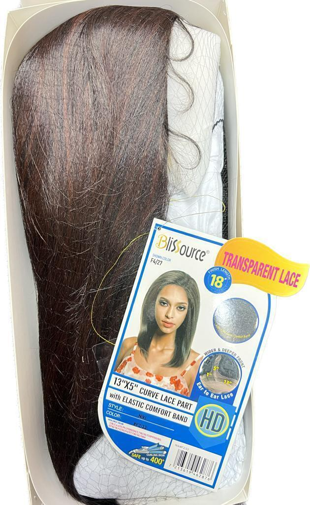 BlisSource 13x45HAND-TIED BOX BRAID LACE WIG PRE_STRETCHED Baby Hair 38 Inch