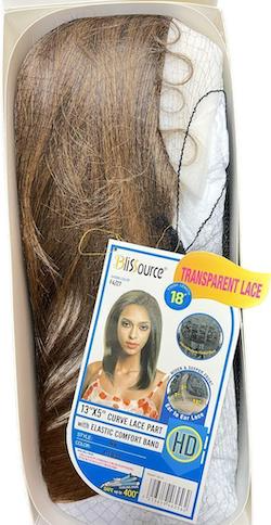 BlisSource 13x45HAND-TIED BOX BRAID LACE WIG PRE_STRETCHED Baby Hair 38 Inch