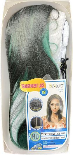 BlisSource 13x45HAND-TIED BOX BRAID LACE WIG PRE_STRETCHED Baby Hair 38 Inch