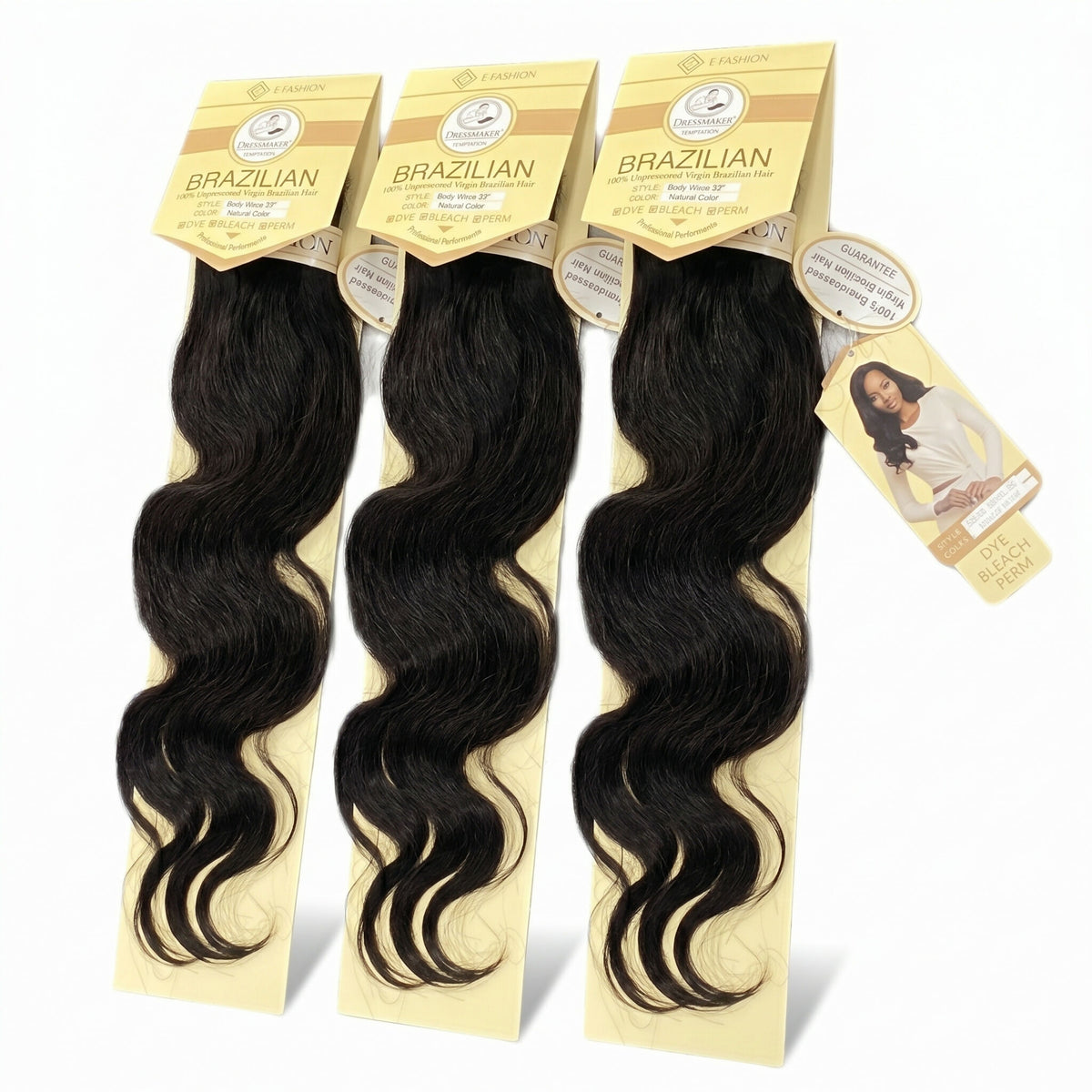 Body Wave 100% Unprocessed Virgin Brazilian Hair 10"-26" Long