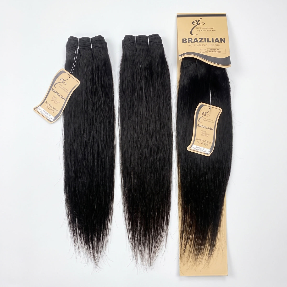 100% Unprocessed Virgin Brazilian Hair Straight 8" - 28" Long