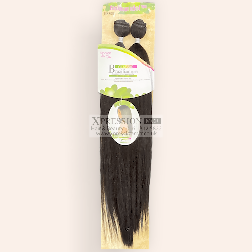 Sleek Brazlian Crimp Yaki Weave Synthetic Hair Crimped Texture Brazilian 20" 22"Inch