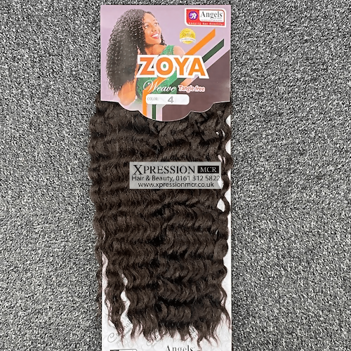 Angel Zoya weave – 18″, 200g, 2 bundles, Mid curly waves Human Hair Feel