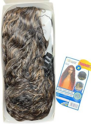 Blissource 13X5 Curve Lace Part Shelly Transparent Comfort Band Lace Wig -30Inch