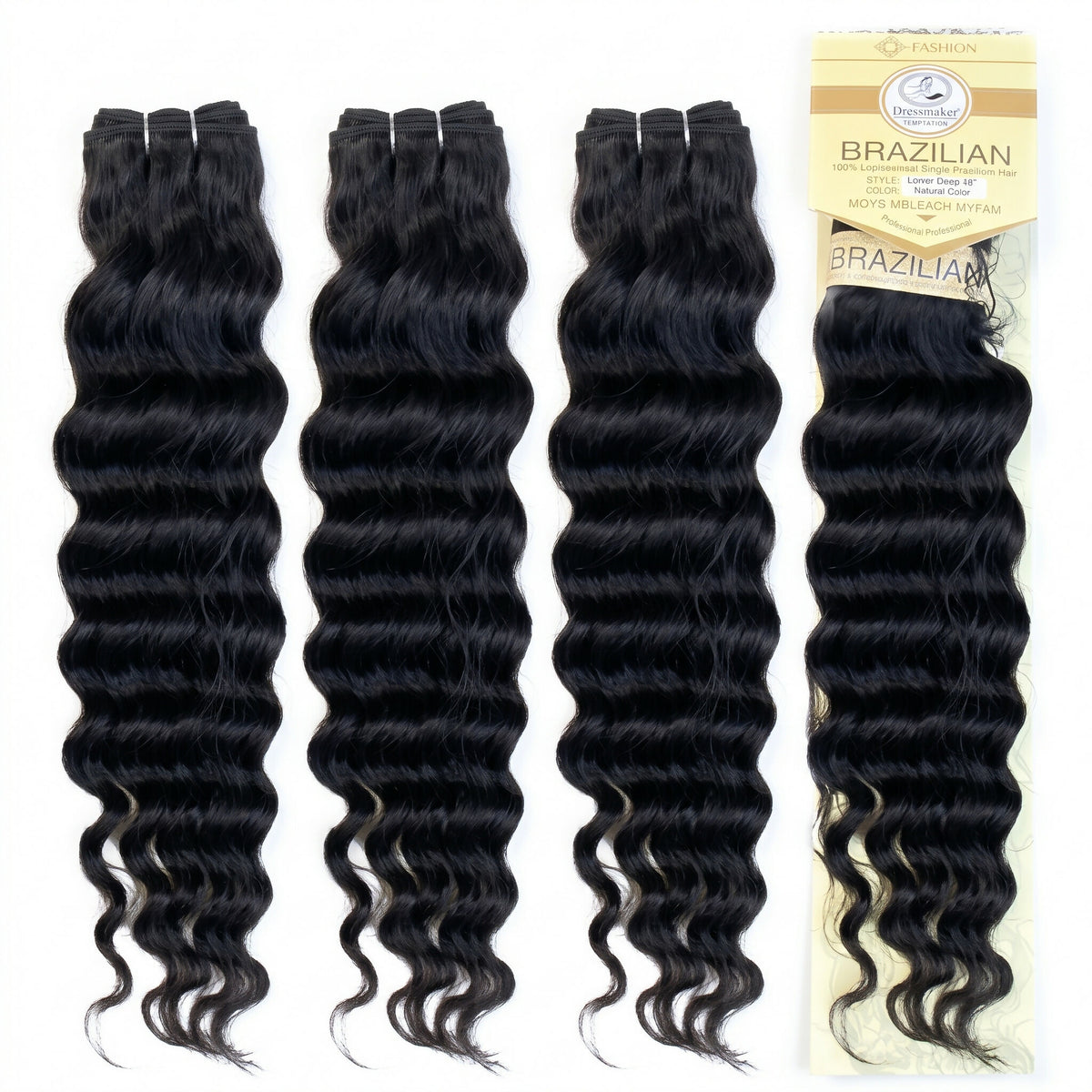 Loose Deep 100% Unprocessed Virgin Brazilian Hair 10"-26" Long